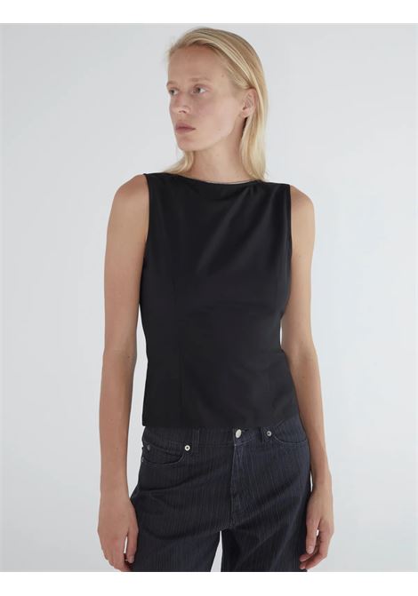 fase top woman black PALOMA WOOL | VVA402999